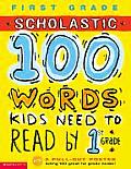 100 Words Kids Need to Read by 1st Grade With Pull Out Poster