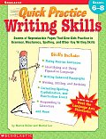 Quick Practice Writing Skills Grades 6 8