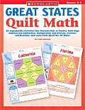 Great States Quilt Math 50 Reproducible