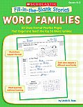Fill In The Blank Stories Word Families 50 Cloze Format Practice Pages That Target & Teach the Top 50 Word Families