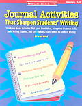Journal Activities That Sharpen Students Writing