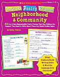Instant Poetry Frames Neighborhood & Community Grades 1 3