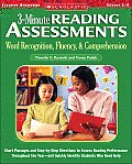 3 Minute Reading Assessments Grades 1 4 Word Recognition Fluency & Comprehension
