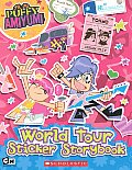 Hi Hi Puffy Amiyumi World Tour Sticker Storybook With 50 Stickers
