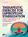 Therapeutic Exercise For Lumbopelvic Stabilization A Motor Control Approach For The Treatment & Prevention Of Low Back Pain