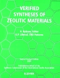 Verified Synthesis of Zeolitic Materials: Second Edition