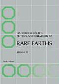 Handbook on the Physics and Chemistry of Rare Earths: Volume 33