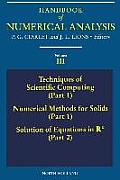 Techniques of Scientific Computing (Part 1) - Solution of Equations in RN: Volume 3