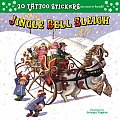 Jingle Bell Sleigh Tattoo Stickers