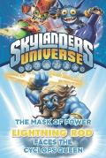 Skylanders Universe 03 Mask of Power Lightning Rod Faces the Cyclops Queen