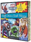 Marvel Super Heroes Little Golden Book Library: 5-Book Boxed Set: Spider-Man, Hulk, Iron Man, Captain America, the Avengers