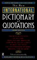 New International Dictionary of Quotations 3rd Edition