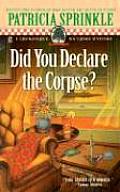 Did You Declare The Corpse
