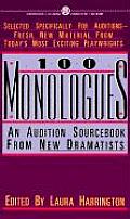 100 Monologues An Audition Sourcebook from New Dramatists