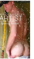 Sir Michael Huhn Abstract Self portrait art Journal: Nude Abstract Portait of The Artist Sir Michael Huhn