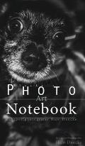 Blacky's Notebook - The Art Notebook: The Photo Art Notebook with Dog Photos