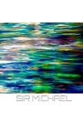 Sir Michael Abstract oil on canvas Notebook: Sir Michael Drawing Journal Note Book