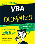 VBA For Dummies 5th Edition