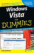 Windows Vista For Dummies Special Previe