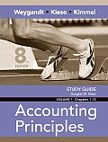 Study Guide, Volume I, CHS. 1-13 to Accompany Accounting Principles