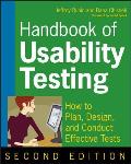 Handbook of Usability Testing: How to Plan, Design, and Conduct Effective Tests