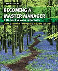 Becoming A Master Manager A Competing Values Approach 5th Edition