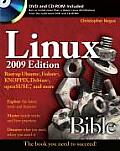 Linux Bible Boot Up to Ubuntu Fedora KNOPPIX Debian SUSE & 13 Other Distributions With CDROM & DVD