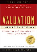Valuation Measuring & Managing The Value Of Companies