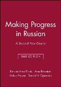 Making Progress In Russian Workbook & Student Cd Package A Second Year Course