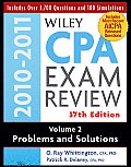 Wiley CPA Examination Review 37th Edition 2010 2011 Volume 2 Problems & Solutions