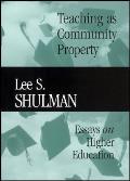Teaching as Community Property: Essays on Higher Education