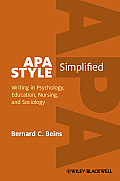APA Style Simplified Writing in Psychology Education Nursing & Sociology