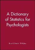 A Dictionary of Statistics for Psychologists