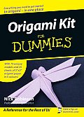Origami Kit for Dummies With 25 Sheets of Origami Paper in 5 Colours