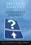 Decision Analysis For Management Jud 3rd Edition