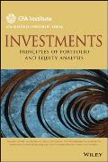 Investments Principles Of Portfolio & Equity Analysis Cfa Institute Investment Series
