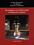 Materials & Processes In Manufacturi 9th Edition