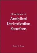 Handbook of Analytical Derivatization Reactions