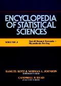 Encyclopedia Of Statistical Sciences Volume 3 Faa di Brunos Formula to Hypotheses Testing