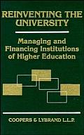 Reinventing the University: Managing and Financing Institutions of Higher Education