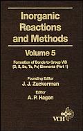 Inorganic Reactions and Methods, the Formation of Bonds to Group Vib (O, S, Se, Te, Po) Elements (Part 1)