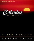 Calculus A New Horizon Volume 2 6th Edition