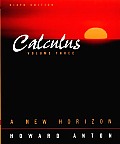 Calculus A New Horizon 6th Edition Volume 3