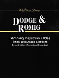 Sampling Inspection Tables: Single and Double Sampling