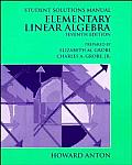 Elementary Linear Algebra, Student Solutions Manual