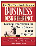 New York Public Library Business Desk Reference