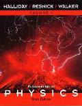 Fundamentals of Physics 6th Edition Volume 1 Extended