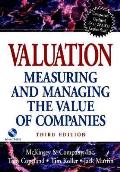 Valuation Measuring & Managing The Value of Companies