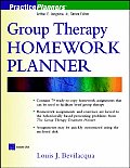 Group Therapy Homework Planner [With Disk]