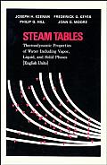 Steam Tables Thermodynamic Properties of Water Including Vapor Liquid & Solid Phases English Units